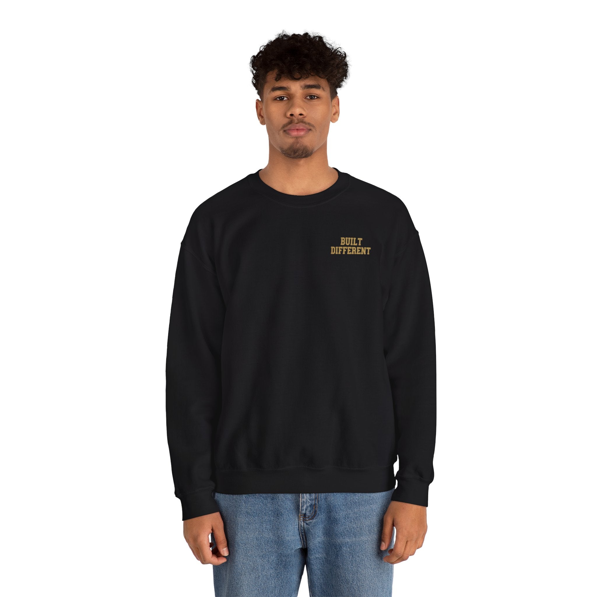 Set Apart Lion Sweatshirt — "Built Different" Christian Crewneck (1 Peter 2:9)