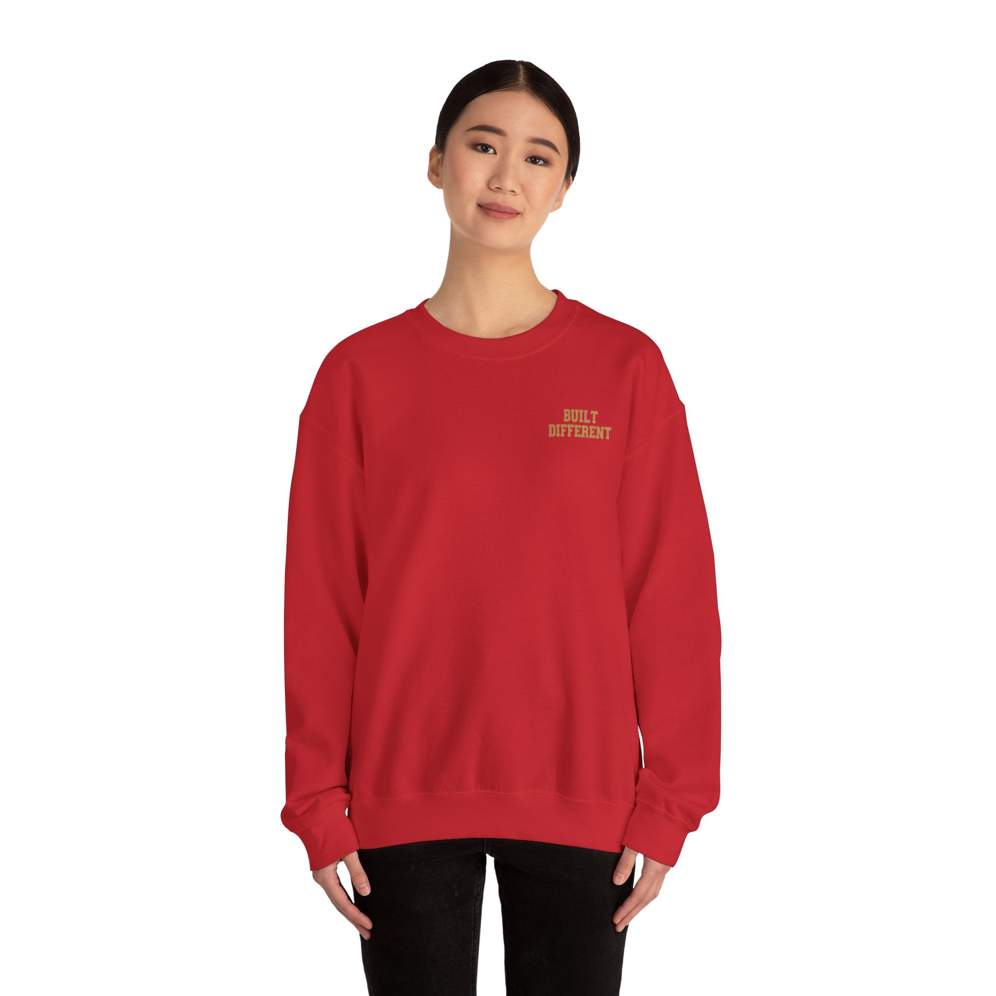 Set Apart Lion Sweatshirt — "Built Different" Christian Crewneck (1 Peter 2:9)