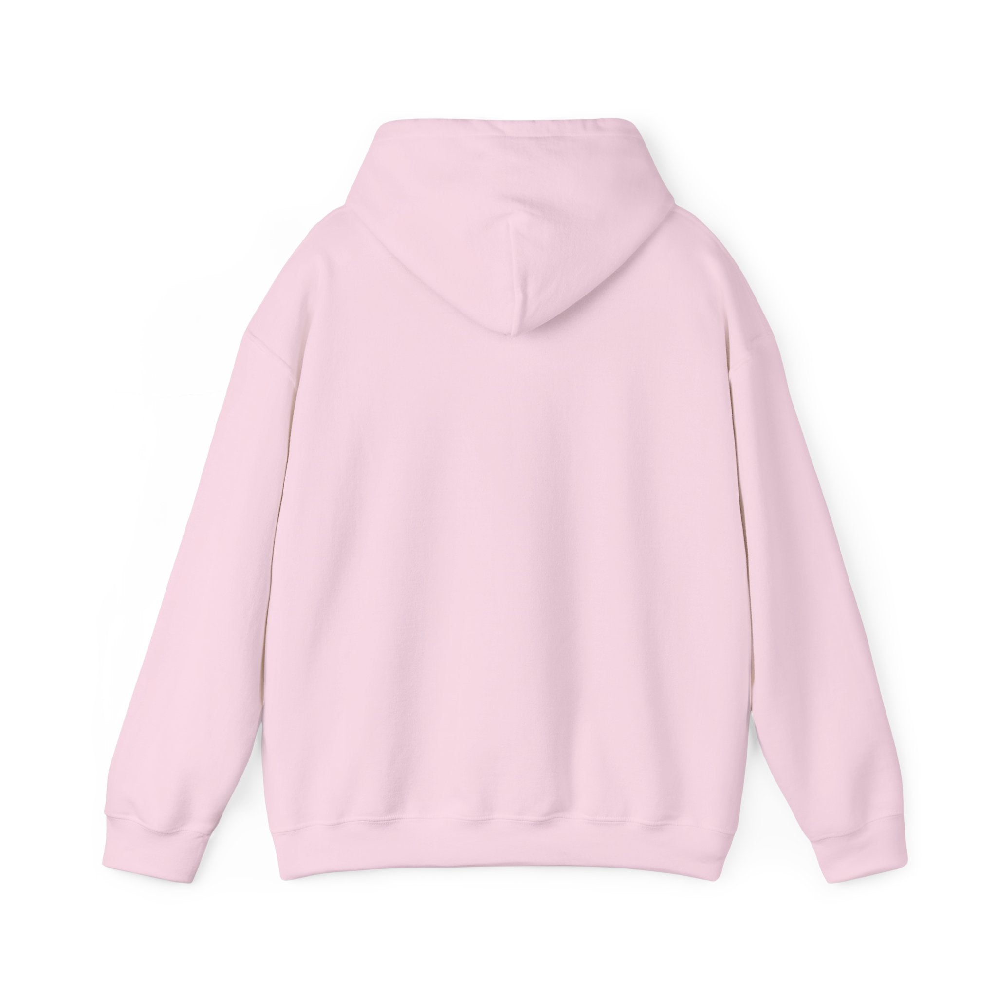 Low Crown Hoodie — Minimal White Graphic Hooded Sweatshirt