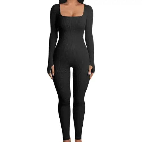 Long Sleeve Shapewear Jumpsuit