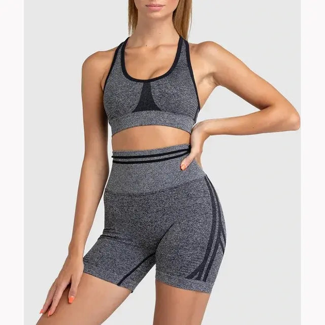 Seamless Yoga Sets Sports Fitness High Waist