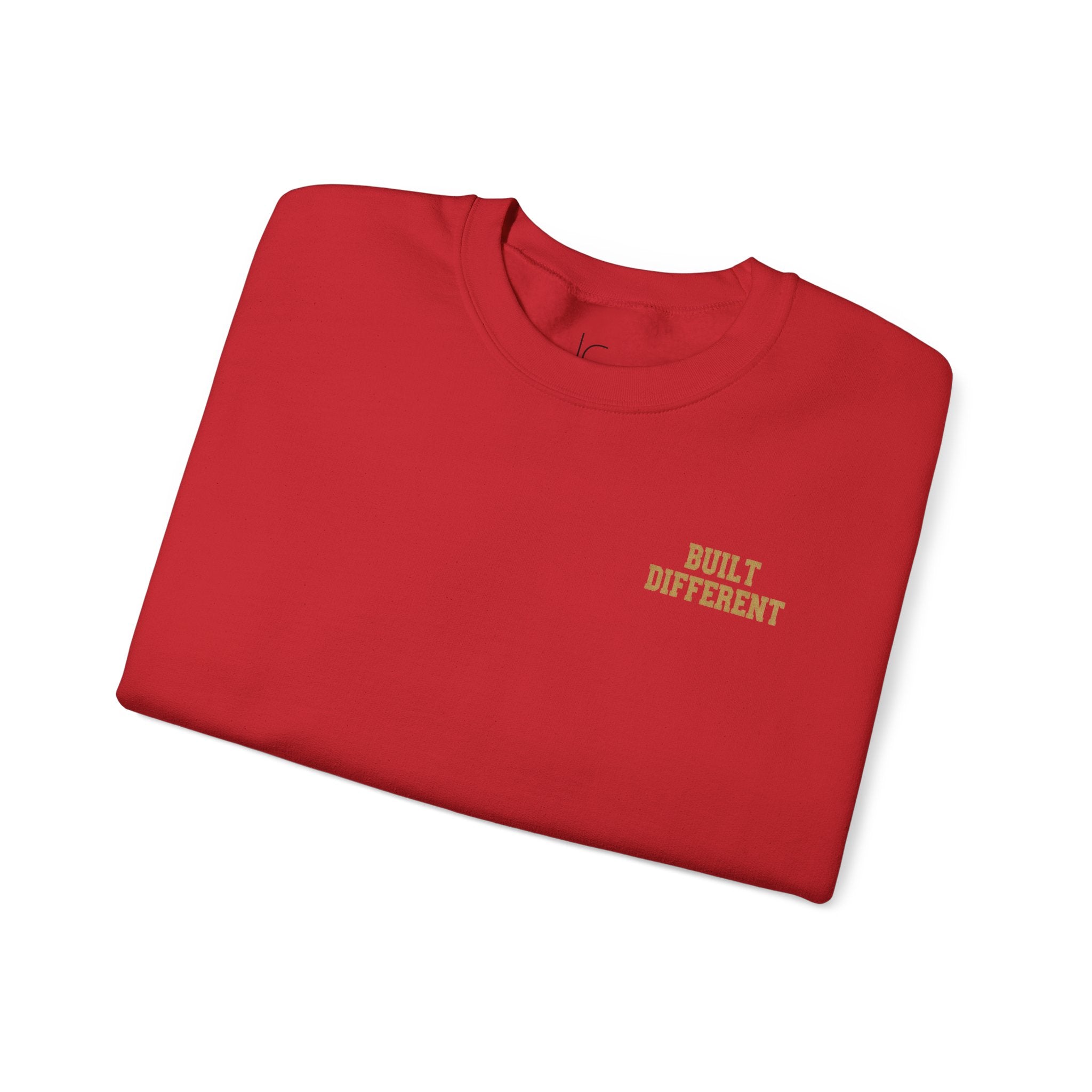Set Apart Lion Sweatshirt — "Built Different" Christian Crewneck (1 Peter 2:9)