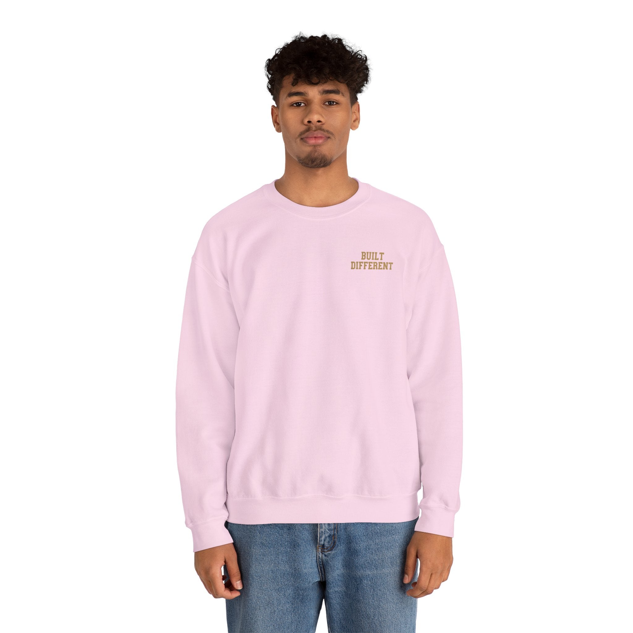 Set Apart Lion Sweatshirt — "Built Different" Christian Crewneck (1 Peter 2:9)