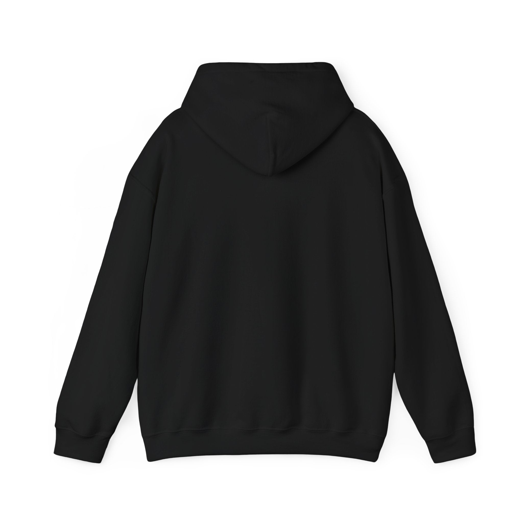 Low Crown Hoodie — Minimal White Graphic Hooded Sweatshirt