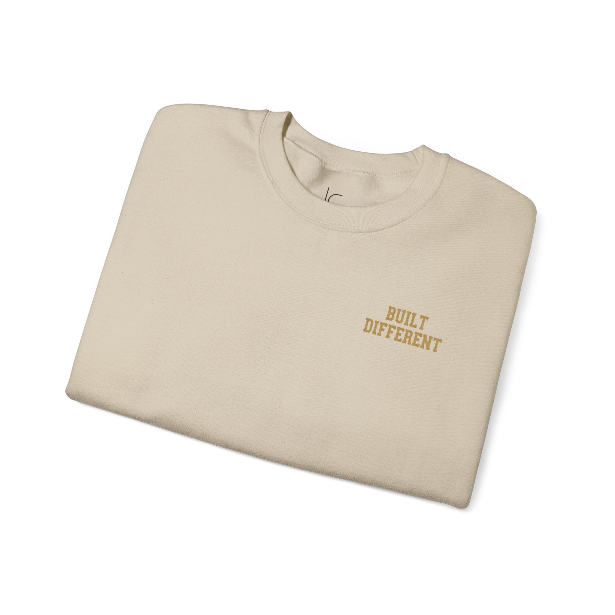 Set Apart Lion Sweatshirt — "Built Different" Christian Crewneck (1 Peter 2:9)