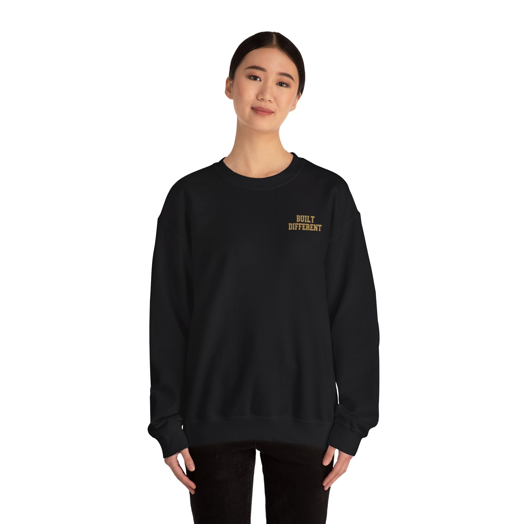 Set Apart Lion Sweatshirt — "Built Different" Christian Crewneck (1 Peter 2:9)