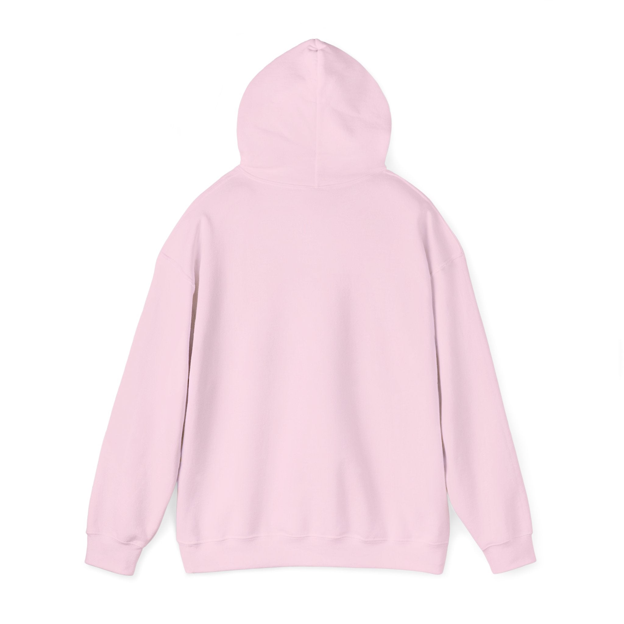 Low Crown Hoodie — Minimal White Graphic Hooded Sweatshirt