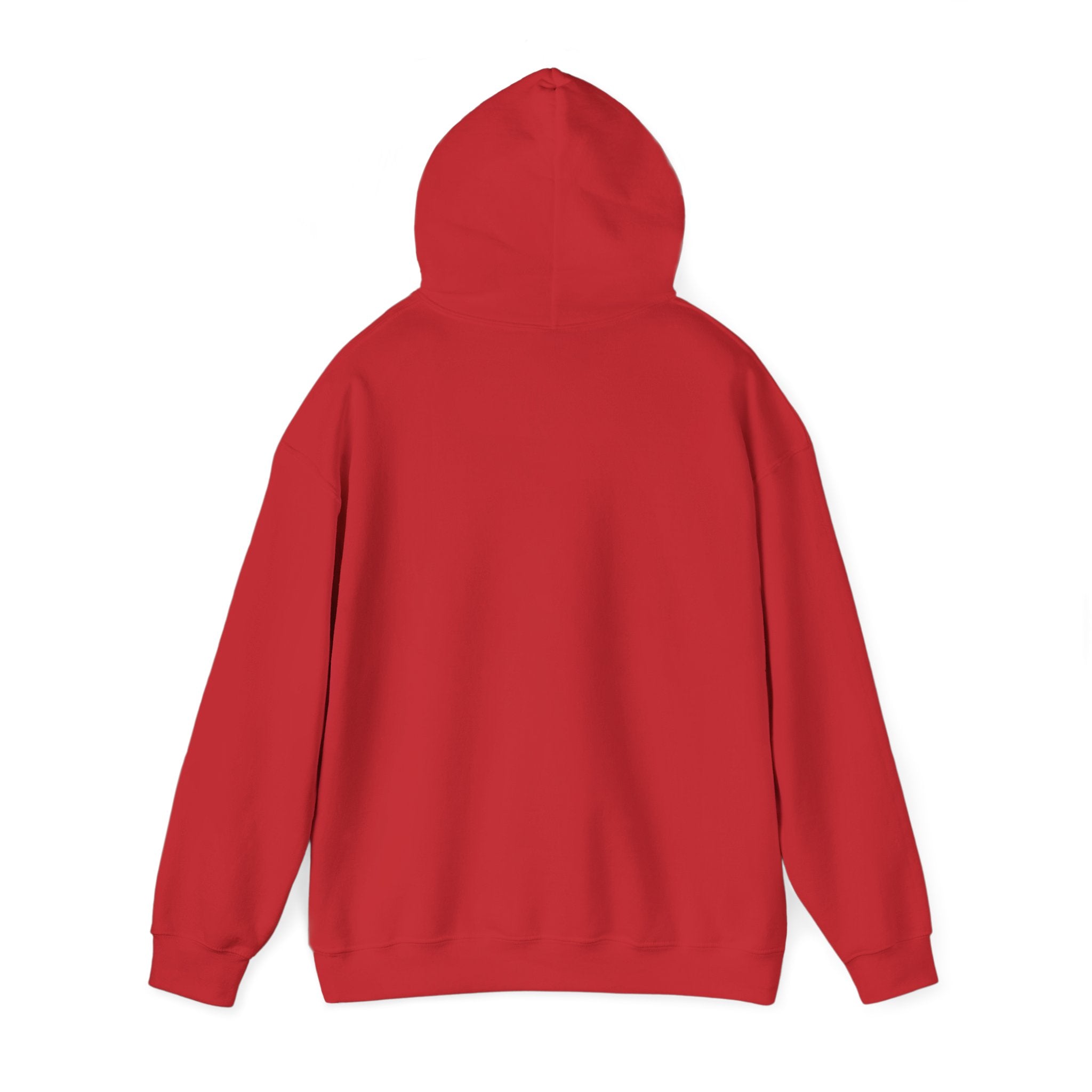 Low Crown Hoodie — Minimal White Graphic Hooded Sweatshirt