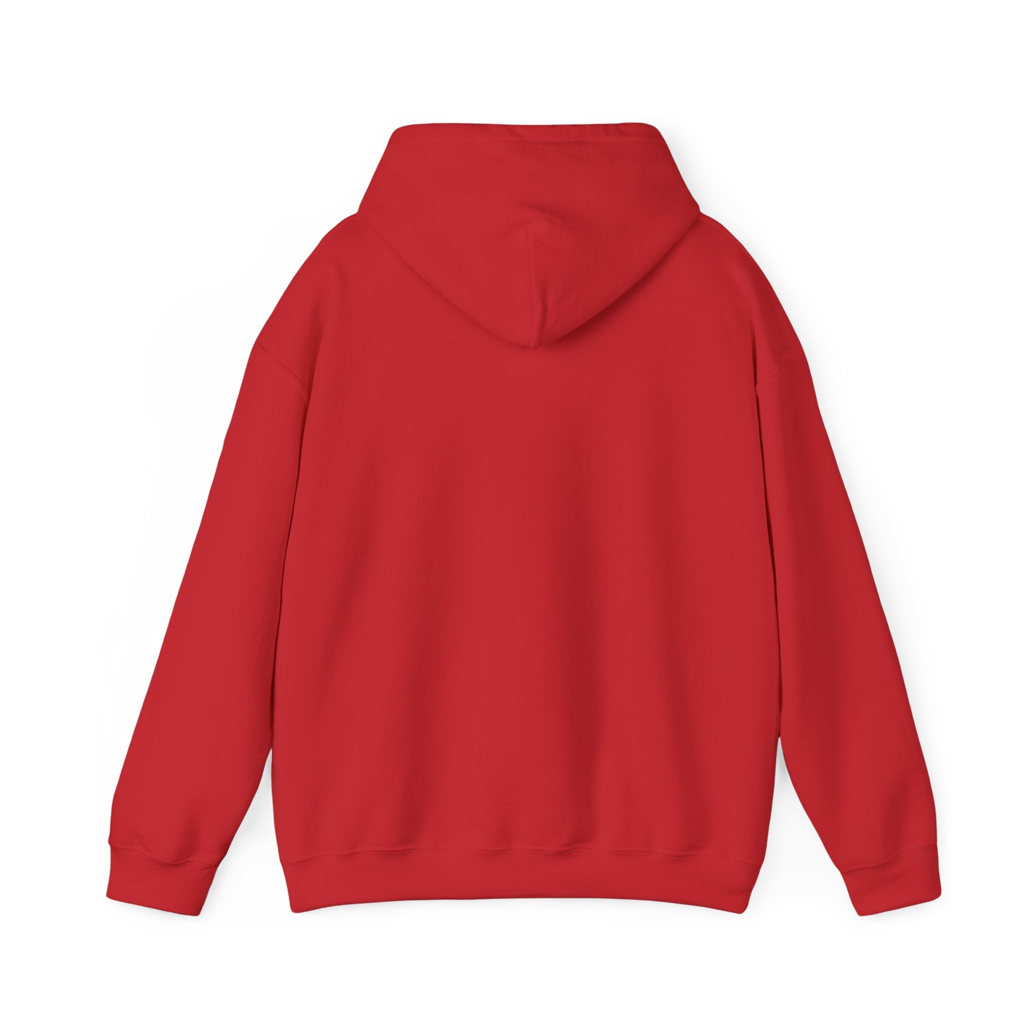 Low Crown Hoodie — Minimal White Graphic Hooded Sweatshirt
