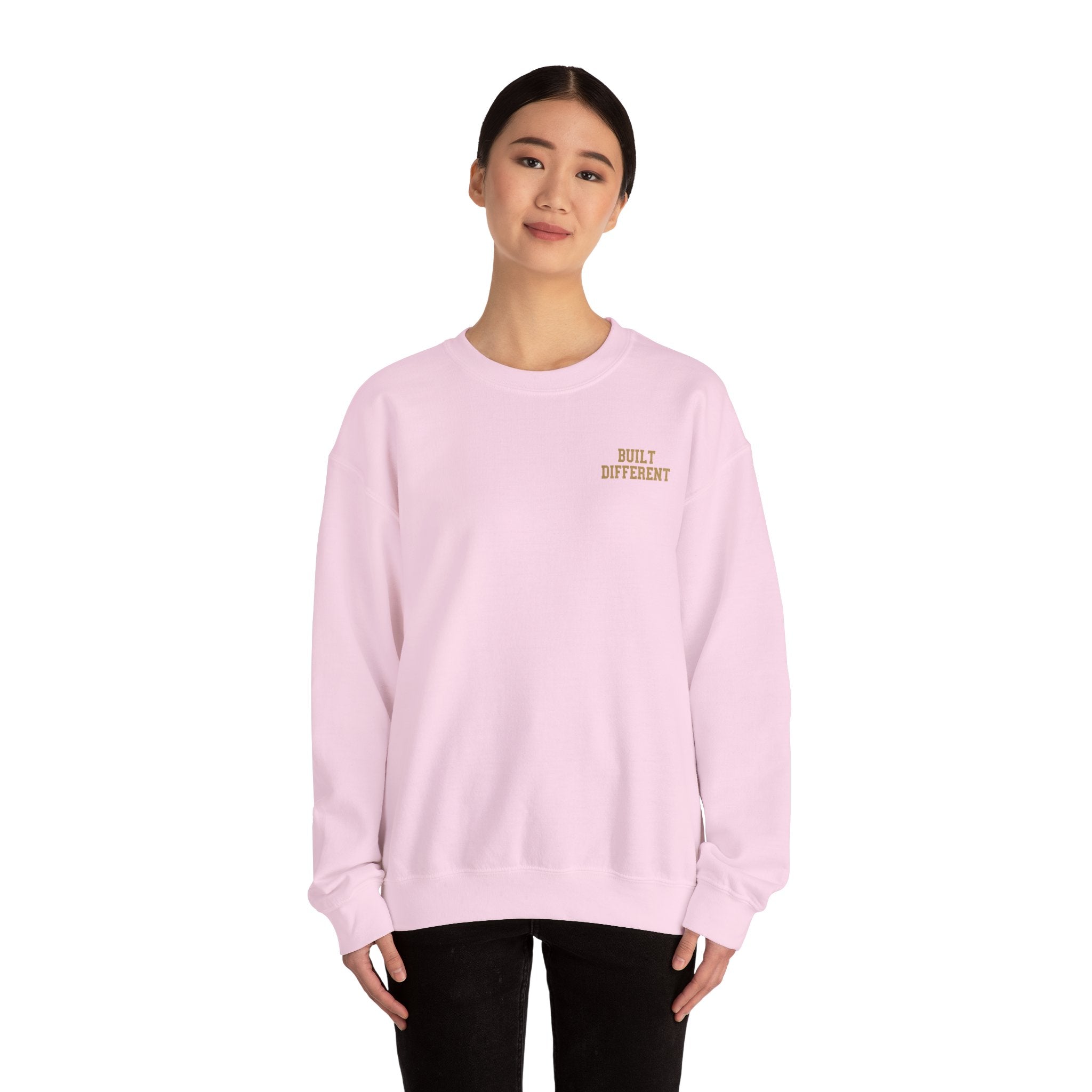 Set Apart Lion Sweatshirt — "Built Different" Christian Crewneck (1 Peter 2:9)