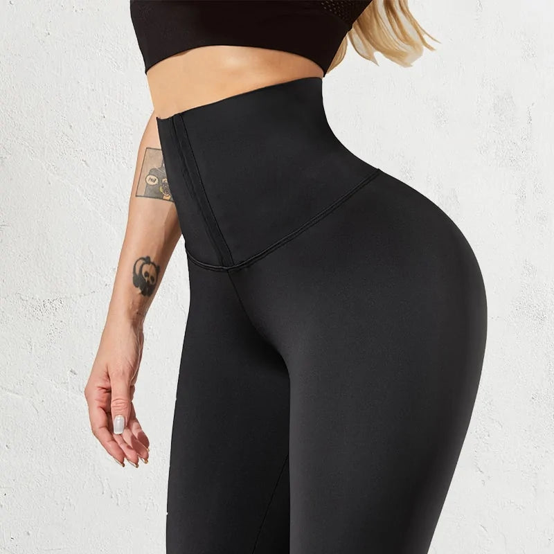 Women's High Waist Warm Leggings for Fitness Sports