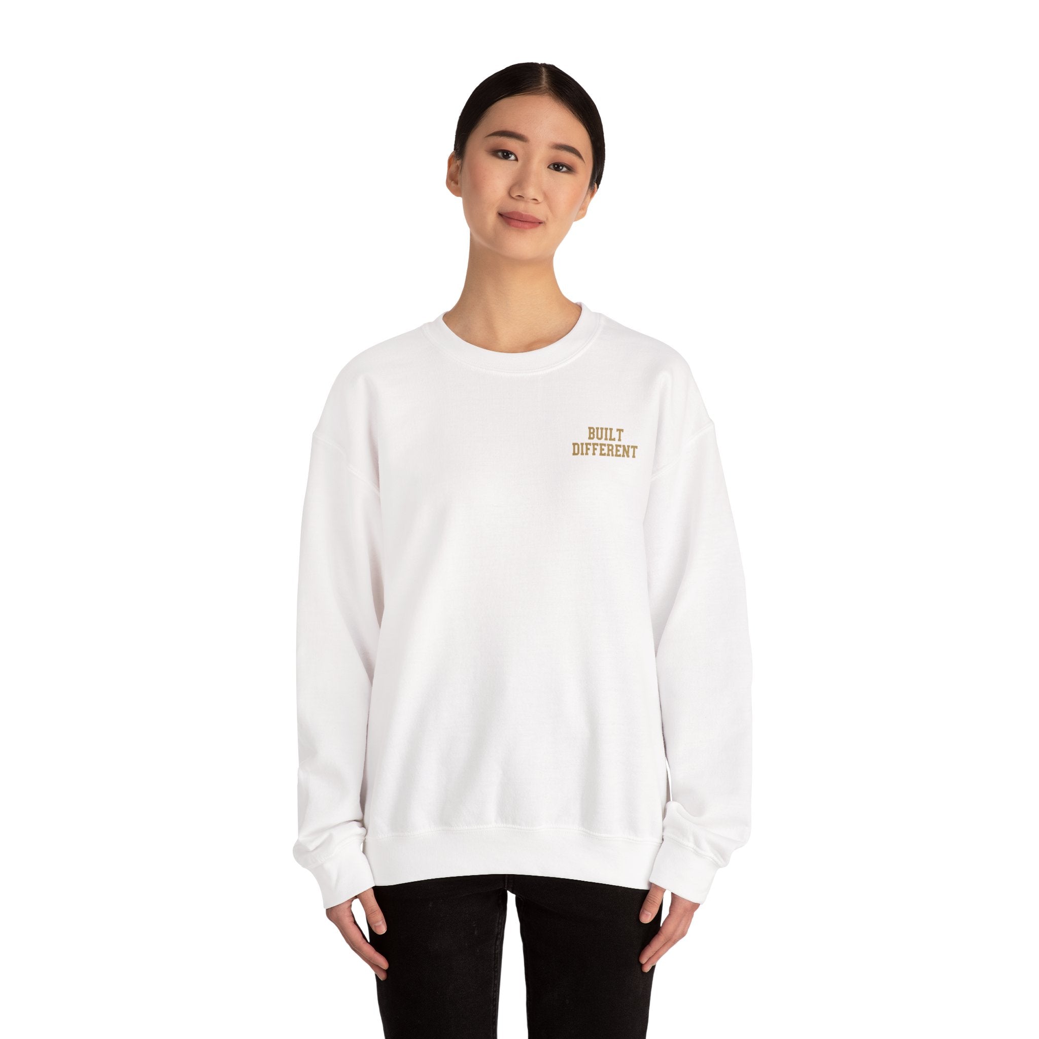 Set Apart Lion Sweatshirt — "Built Different" Christian Crewneck (1 Peter 2:9)