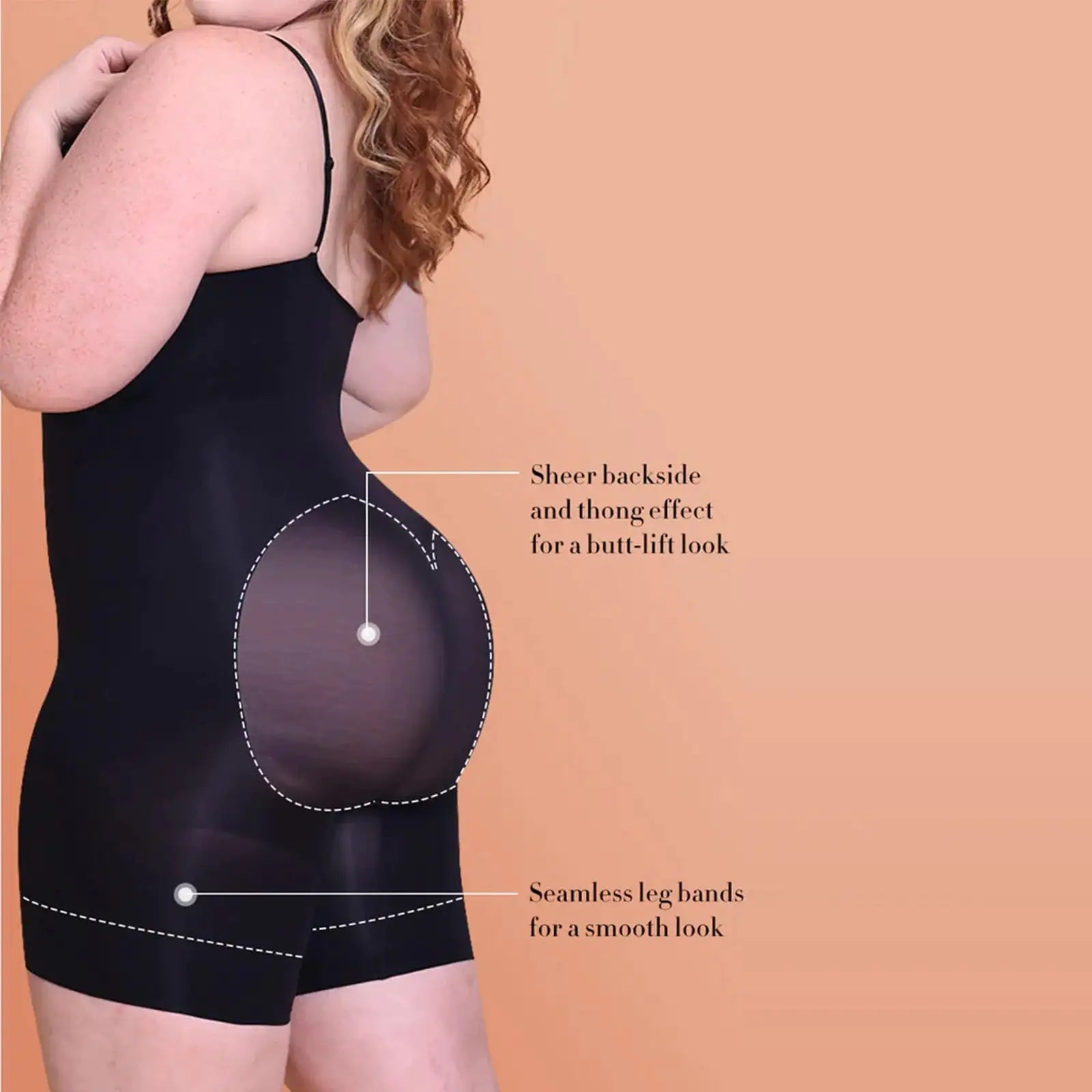 Seamless Bodysuit Butt Lifter Shapewear