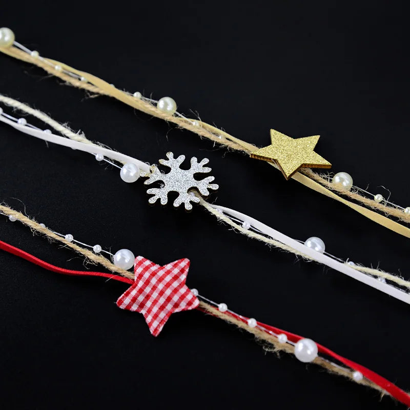 1/2M Christmas Ribbon Star Decoration