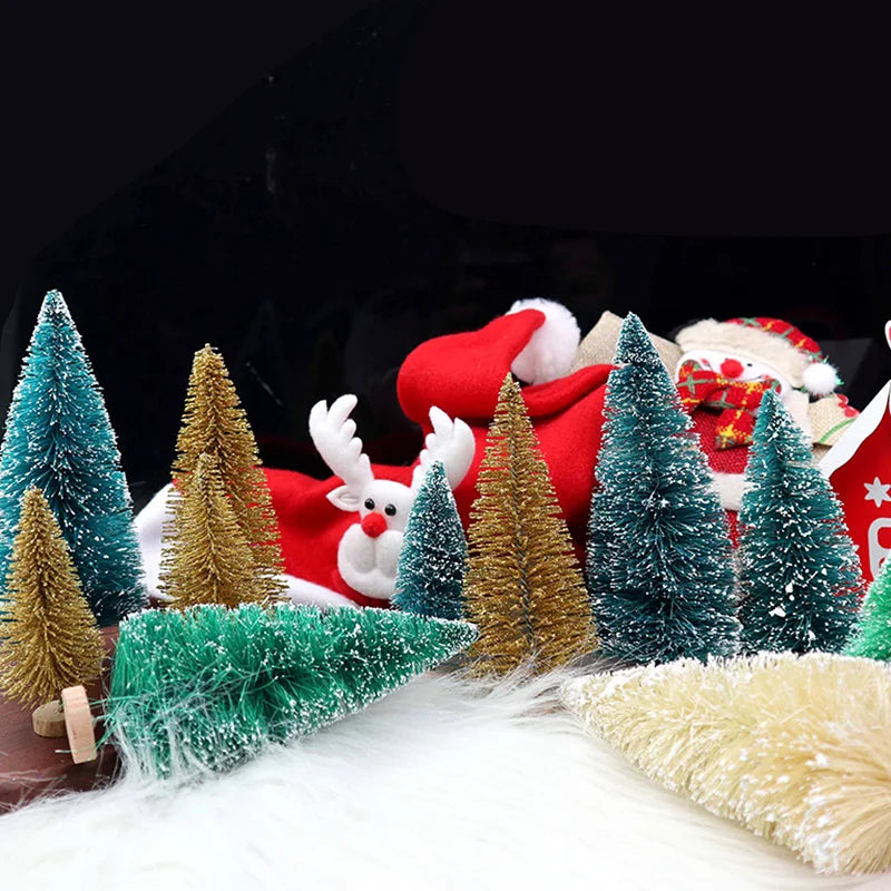 12pcs Mini Christmas Pine Tree