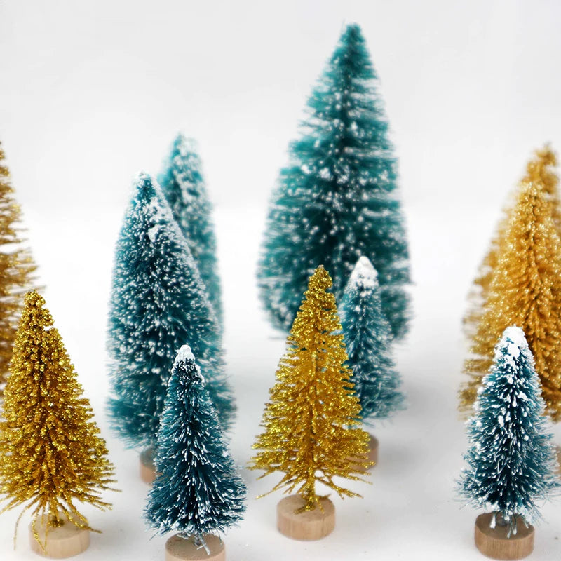 12pcs Mini Christmas Pine Tree