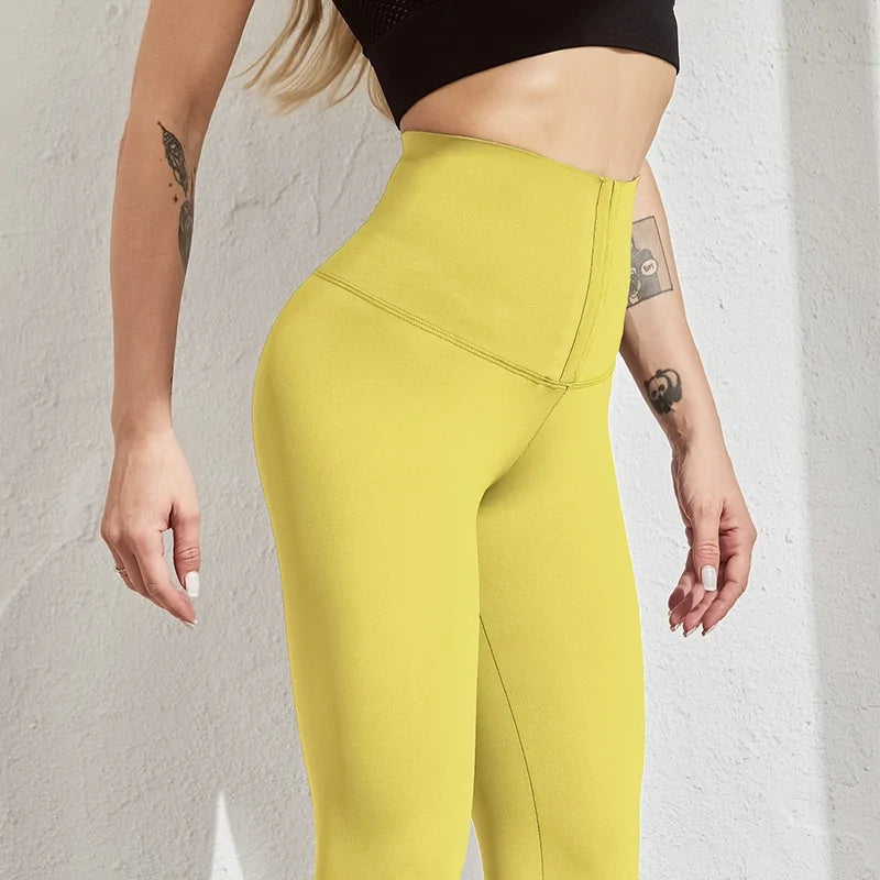 Women's High Waist Warm Leggings for Fitness Sports