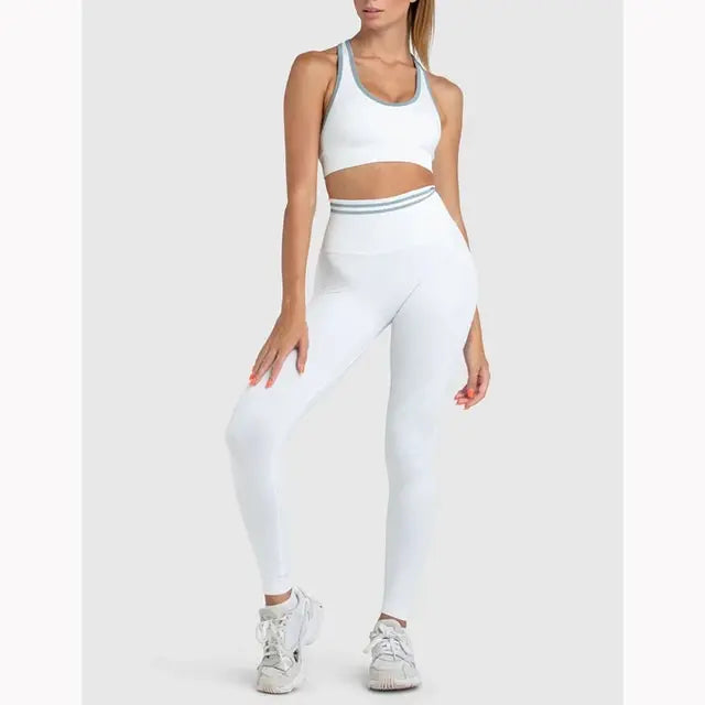 Seamless Yoga Sets Sports Fitness High Waist
