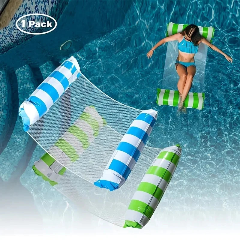 1PC Inflatable Float Hammock floaties for adults Perfect for Poolside Lounging This Summer